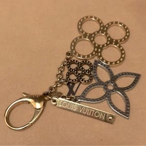 Louis Vuitton Bijoux Sac Tapage Bag Charm Gold/Silver Metal M65090